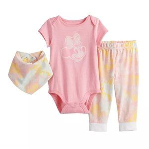 Disney's Minnie Mouse Baby Girl Jumping Beans Set Size 24 Months